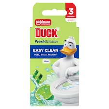 Duck Fresh Sticker zselés WC-öblítő csík Lime 3 x 9 g (27 g)