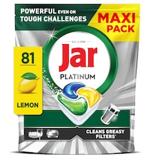 Jar Platinum Mosogatókapszula, Lemon, , 81 Mosogatókapszula