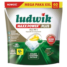 Ludwik All in 1 Maxx Power Plus mosogatógép kapszula 60 db 960 g