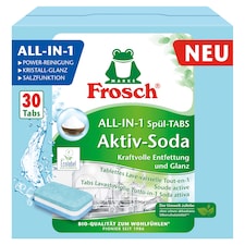 Frosch All-in-1 Aktív Szóda mosogatógép tabletta 30 db