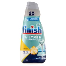 Finish Ultimate Hygiene+ Gel Citrom gépi mosogató gél 50 mosás 1000 ml