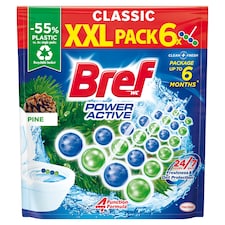 Bref Power Active Pine WC frissítő 6 x 50 g (300 g)