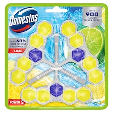 Domestos Power 5 Lime WC frissítő blokk 3 x 50 g