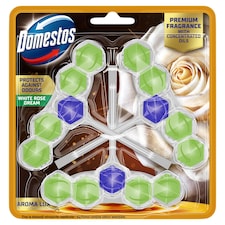 Domestos Aroma Lux White Rose Dream WC frissítő blokk 3 x 50 g
