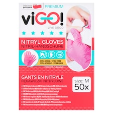 Quickpack viGO! nitril kesztyű M 50 db