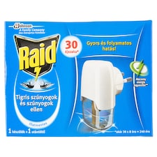Raid szúnyogirtó elektromos készülék illatmentes utántöltővel 21 ml