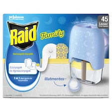 Raid Family szúnyogirtó folyadék + készülék 27 ml
