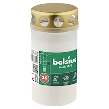 Bolsius sírgyertya NR3 fehér 36 óra