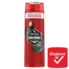 Old Spice Wolfthorn Férfi 3 az 1-ben Sampon és Tusfürdő, 400 ml