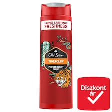 Old Spice Tigerclaw Férfi 3 az 1-ben Sampon és Tusfürdő, 400 ml