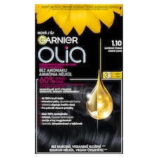 Garnier Olia tartós hajfesték 1 .10 Fekete zafír, 60 +60 +54 ml