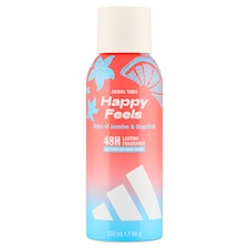 Adidas Happy Feels Notes of Jasmine & Grapefruit dezodor az egész testre 150 ml