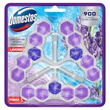 Domestos Power 5 Lavender WC frissítő blokk 3 x 50 g