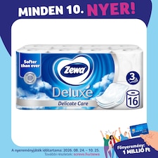 Zewa Deluxe Delicate Care toalettpapír 3 rétegű 16 tekercs