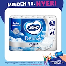 Zewa Deluxe Delicate Care toalettpapír 3 rétegű 24 tekercs