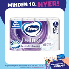 Zewa Deluxe Lavender Dreams toalettpapír 3 rétegű 24 tekercs