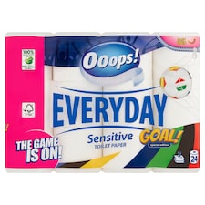 Ooops! Everyday Sensitive Goal! toalettpapír 3 rétegű 24 tekercs