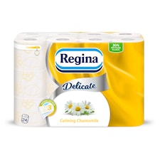 Regina Delicate Calming Chamomile toalettpapír 3 rétegű 24 tekercs