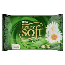 Luxury Soft Camomile nedves toalettkendő kamilla kivonattal 50 db