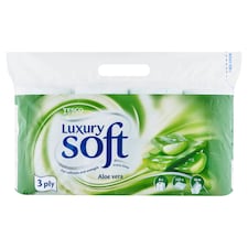 Soft Luxury toalett papír aloe vera illattal 3 rétegű 8 tekercs