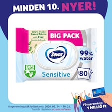 Zewa Sensitive Bigpack nedves toalettpapír 80 db