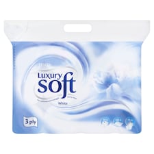 Luxury Soft White toalettpapír 3 rétegű 24 tekercs