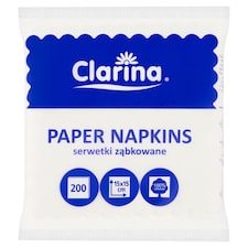 Clarina csipkézett szalvéta 15 x 15 cm 200 db