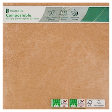 Ecorata szalvéta 33 x 33 cm 3 rétegű 20 db