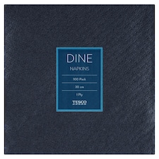 Dine fekete szalvéta 1 rétegű 30 cm x 30 cm 100 db