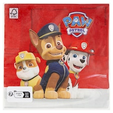 Paw Patrol szalvéta 33 x 33 cm 2 rétegű 20 db