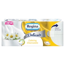 Regina Delicate Calming Chamomile papír zsebkendő 3 rétegű 90 db