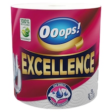 Ooops! Excellence háztartási papírtörlő 3 rétegű 1 tekercs