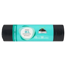szemeteszsák zárószalaggal 35 l 15 db