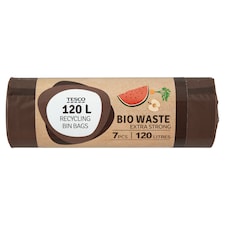 Recycling Extra Strong szemeteszsák barna 120 l, 7 db
