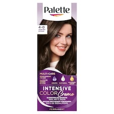 Palette Intensive Color Creme tartós hajfesték 4-0 Középbarna