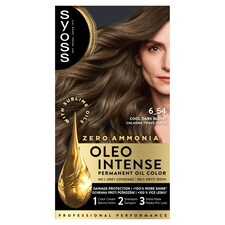 Syoss Oleo Intense tartós hajfesték 6-54 Hűvös sötétszőke