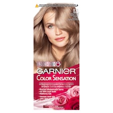 Garnier Color Sensation tartós hajfesték 8 .11 hamvas gyöngyszőke, 60 +40 +12 ml