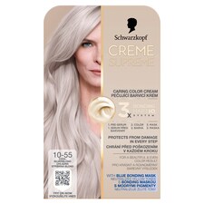 Schwarzkopf Creme Supreme tartós hajfesték 10-55 hűvös ezüstős szőke