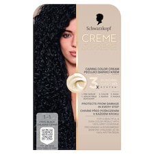 Schwarzkopf Creme Supreme tartós hajfesték 1-1 hűvös fekete