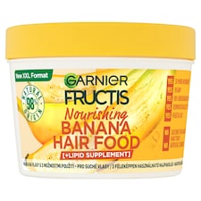 Garnier Fructis Hair Food Tápláló Banana hajpakolás nagyon száraz hajra, 400 ml
