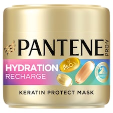 Pantene Pro-V Hydration Recharge Keratin Protect Hajpakolás 300ml Rendkívül Száraz Hajra