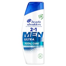 Head & Shoulders Men Ultra Total Care 2 az 1-ben 330 ml. Korpásodás Elleni Sampon és Balzsam
