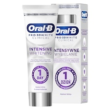 Oral-B Pro 3D White Clinical Radiant White Fogkrém, 75 ml