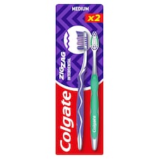 Colgate Zig Zag közepes fogkefe 2 db