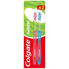 Colgate Twister közepes fogkefe 2 db