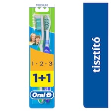 Oral-B 3 Effect Medium Manuális Fogkefe, 2 Db
