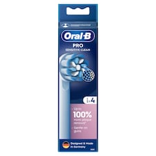 Oral-B Pro Sensitive Clean Fogkefefejek, 4 db