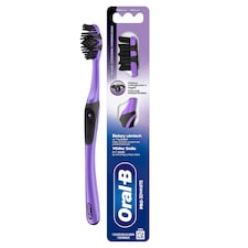ORAL-B PRO-3DWHITE CHARCOAL Fogkefe – Mélytisztítás És Fogfehérítés – Közepes, 1