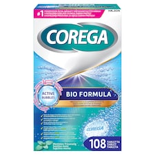 Corega Bio Formula műfogsortisztító tabletta 108 db