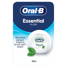 Oral-B Essential Floss – Viaszos Fogselyem Szűk Helyekhez – Mentolos Ízesítés – 50 m